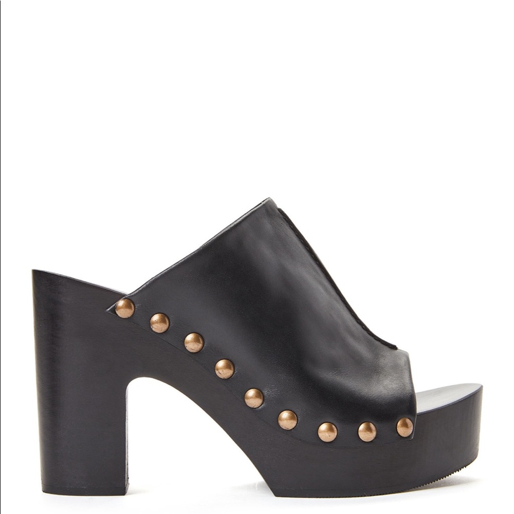 Veronique Branquinho leather platform sandals - Picture 3 of 7